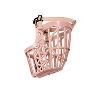 TOGEVAL Adjustable Breathable Dog Muzzle for Small Dogs Anti-bite Mouth Cover with Ventilated Design Comfortable Lightweight Pet Basket Muzzle Preventing Chewing and Barking