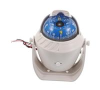 TOGEVAL Adjustable Car Compass Ball with Mounting Bracket Auto Dashboard Compass for Boat Truck Caravan Navigation Precise Magnetic Declination Compact Stylish Vehicle Accessory
