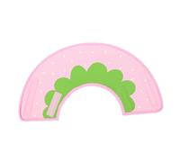 TOGEVAL Adjustable Dog Cone Collar with Strawberry Print Anti-lick Pet Neck Guard Elizabethan Collar for Cats and Dogs Protects Wounds Comfortable Fit for Post-surgery Healing
