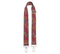 TOGEVAL Adjustable Length Guitar Shoulder Strap with Dirt Resistant Nylon and Metal Material, Assorted Colour Stylish Banjo Strap for Outdoor Performance, Cool Fanatical Random Color