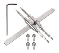 TOGEVAL Adjustable Lens Spanner Wrench Kit Stainless Steel Camera Lens Repair Tool with Curved Metal for DSLR and Telescope