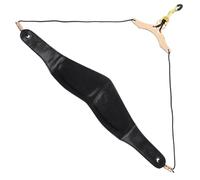 TOGEVAL Adjustable Saxophone Neck Strap with Soft Padding Ergonomic Comfortable Sax Strap for Alto Tenor Players Black Replacement Band for Practice and Performance