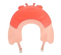 TOGEVAL Adjustable Shower Cap Crab Design Shampoo Hat for Lightweight Bath Hat with Scientific Brim Curve for Water Diversion and Secure Fit Suitable for Hair Washing and Sun Shading