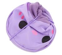 TOGEVAL Adjustable Soft Elizabethan Dog and Cat Cone Collar for, Anti-Lick and Bite Neck Protector, Purple M Size Suitable for 8-10 Lbs Pets