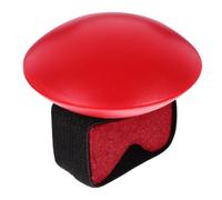 TOGEVAL African Drum Rhythm Finger Shaker Percussion Musical Instrument for Ukulele Guitar Banjo Small Lightweight Hand Rattle for Music Teaching Performance Safe Reusable Red Finger