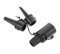 TOGEVAL Air Pump Adapter Nozzles Set for Inflatable Air Mattress and Bed, Plastic Replacement Pump Nozzle for Blow up Beds, Compatible with Manual and Electric Inflators, Multi-functional