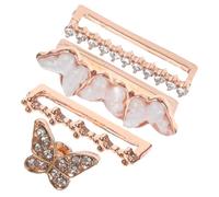 TOGEVAL Alloy Watch Band Charms for Smartwatch Strap Rings Metal Decorations Compatible with Silicone and Bands Lightweight Stylish Accessories for
