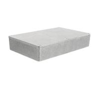 TOGEVAL Aluminium Stomp Box for Guitar Pedal Replacement, Practical Diecast Stomp Case with Secure Sealed Design, Silver Aluminium Material for Guitar Supply and Pedal Board Use