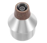 TOGEVAL Aluminium Trumpet Straight Mute with Mouthpiece Lightweight Noise Reduction Practice Silencer for Beginners and Brass Instrument Accessory for Quiet Home Use