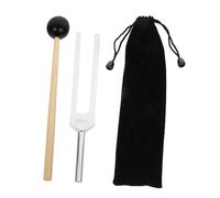 TOGEVAL Aluminum Alloy 528hz Tuning Fork Set for Chakra Healing, Silver Musical Instrument for Nerve Sensory and Sound Therapy