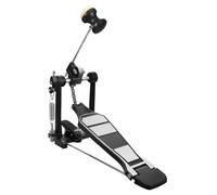 TOGEVAL Aluminum Alloy Bass Drum Pedal with Adjustable Spring Tension and Anti-slip Design Single Kick Pedal Featuring Thick Chain and Widened Base Plate for Jazz and Electronic Drum