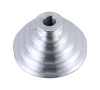 TOGEVAL Aluminum Pagoda Wheel Pulley Type A Transmission Pulley for Motor Shaft Drive for Timing Belt Applications
