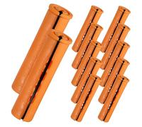 TOGEVAL American Style Hair Rollers 30pcs Set Lid 2.2cm Orange Curling Hair Tools for Diy Wavy Hairstyles Hairdressing Accessories for Home and Professional Use