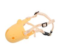 TOGEVAL Anti Bark Dog Muzzle for Dogs and Cats Breathable Plastic Basket Muzzle Anti Lick and Bite Prevention Light XL Size Universal Fit