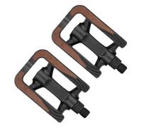 TOGEVAL Anti-slip Bike Pedal with Bearing Platform Pedals for Mountain Road Folding Urban Bikes Ergonomic Design with Reflectors for Safe Night Riding