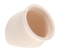 TOGEVAL Aquarium Cave Fish Shrimp Hideout Tank Ornament White Breeding House Decorative Safe Pottery Material Fish Tank Adornment for Indoor Aquariums