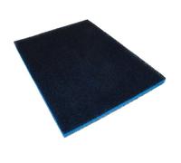 TOGEVAL Aquarium Fish Tank Filter Sponge Replacement Pad High Permeability Black Filter Sponge for Turtle and Fish Tanks Efficient Water Filtration and Impurity Removal