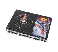 TOGEVAL Archery Score Book Spiral Bound Archery Record Keeper with Blank Score Sheets for Tournament Practice Bow Shooting Notes Planner for Compound Bow Black Cover