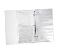 TOGEVAL Art Portfolio Storage Organizer with Clear Loose-leaf Sleeves for Paintings and Photos Portable Artworks Album for Sketches Documents and Oil Pastels Convenient Photo Album for