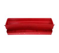 TOGEVAL Automatic Poultry Feeder for Chickens and Quail, Gravity-fed Feeding Trough with Step Design, Sturdy Food Container Suitable for Poultry Cages and Bird Feeding
