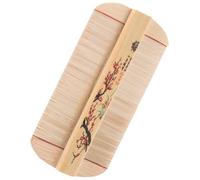 TOGEVAL Bamboo Double-sided Pet Grooming Comb with Ultra Fine Teeth for Dandruff and Nit Removal, Narrow Tooth Dematting Comb Suitable for Dogs, Puppies, and Cats