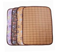 TOGEVAL Bamboo Pet Cooling Mat Double-sided Dog Summer Pad Pet Bed Blanket Xl Size Waterproof Purple