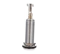 TOGEVAL Bass Barrel Jack Stereo Output Socket Plug Silver Cylinder Jack Connector for Electric Guitar and Bass Guitar Audio Interface