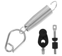 TOGEVAL Bass Drum Foot Pedal Spring Cam Kit with Metal Tensioner and Screws Percussion Instrument Part for Bass Drum Pedal Assembly Easy Installation Stylish Black Design