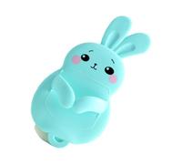 TOGEVAL Bath Brush Silicone Scrubber Soft Bath Body Cleaner Brush for Newborns Multi-Function Bathing Accessories Light Blue