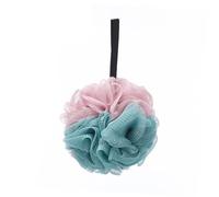 TOGEVAL Bath Shower Sponge Pouf Loofah Shower Ball Soft Mesh Exfoliating Bath Sponge for Daily Body Cleansing Random Color