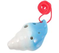 TOGEVAL Beginner's Ocarina Conch Shape Musical Instrument Portable Wind Boys and Girls Instruments Classical Random Color