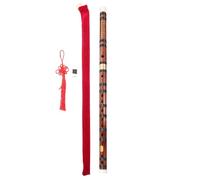 TOGEVAL Bitter Bamboo 2pcs Chinese Bamboo Flute e Tone Portable Introductory Flute for Students and Beginners, Traditional Transverse Woodwind Instrument for Kids and Adults