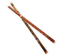 TOGEVAL Bitter Bamboo Flute Chinese Flute Student Chinese Traditional Instrument Introductory Portable for Beginners for Learning Music Random Color
