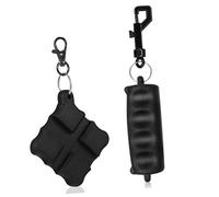 TOGEVAL Black Rubber Arrow Remover Puller Gripper 2pcs with Key Ring | Archery Use, Flexible yet Sturdy Build, Helps Prevent Arrows Sticking, Wide Compatibility