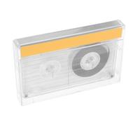 TOGEVAL Blank Cassette Tape Protective Design 60-minute Plastic Empty Audio Tape Stable Performance for Recording Lectures Wall Decoration