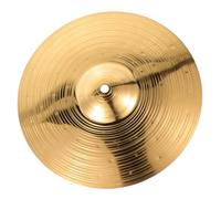 TOGEVAL Brass Jazz Drum Crash Cymbal for Drum Set Practice Smooth Edges Metal Percussion Instrument Accessory for Beginner and Professional Musicians