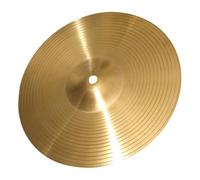 TOGEVAL Brass Jazz Drum Crash Cymbal for Practice Percussion Accessory with Crisp Vibrant Sound Smooth Craftsmanship Compatible with Various Drum for Enhanced Performance