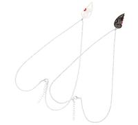 TOGEVAL Broken Heart Couple Necklace Set Silver Pendant Matching Relationship Jewelry for Couples and Friends Romantic Promise Accessory