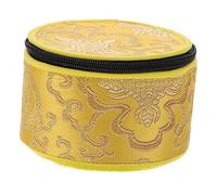TOGEVAL Buddhist Singing Bowl Carry Case Handcrafted Meditation Storage Bag 12cm Diameter Random Color for Tibetan Sound Bowl and Mindfulness Practices