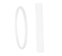 TOGEVAL Buddhist Singing Bowl Mallet Set with Synthetic Leather Head and White, Portable Tibetan Meditation Sound Bowl Stick and Mindfulness Practice