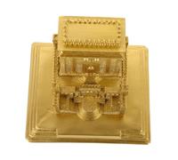 TOGEVAL Building Small Lightweight Fine Workmanship and Golden Resin Jerusalem Desktop Decoration Delicate Appearance Church Decoration for Tabletop Sanctuary and Home