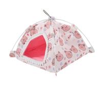 TOGEVAL Bunny Bed Warm Tent Adorable Cloth Hideout for Small Pets House for Hamsters Guinea Pigs and Sugar Gliders Breathable Design for Comfort and Security