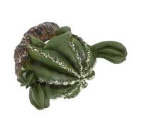 TOGEVAL Cactus Shaped Reptile Hideout Lightweight Resin Hiding Cave for Lizards Tortoises Spiders Versatile Decoration for Reptile Tanks Easy Install Unique Scene Layout
