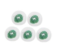 TOGEVAL Camping Lantern Mantles 5Pcs Three-Layer Gas Lamp Covers with Dual-Clamp Tubular Mesh for Propane Lanterns and Hiking Accessories