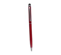 TOGEVAL Capacitive Stylus Pen with Smooth Silicone Tip Ballpoint for Smartphones and Tablets Dark Red Dual Function Touch Screen Writing Tool