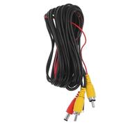 TOGEVAL Car Av Wire for Rear View Camera Composite Video Power Cable for Parking Monitor Compatibility Flexible Design Reliable Signal Transmission for Reversing