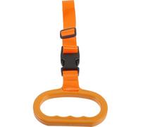 TOGEVAL Car Grip Handle for Elderly and Disabled with Adjustable Strap and Non-Slipping Nylon Material, Orange Vehicle Support Assist Handle Suitable for Truck and Bed Rail Use