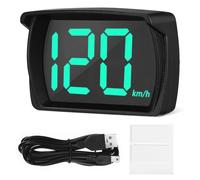 TOGEVAL Car Hud Head-up Display Speedometer Km/h Auto Digital Meter Dashboard Speed Display USB Plug and Play for Cars Trucks Suvs over Speed Warning