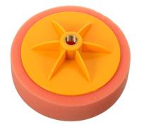 TOGEVAL Car Wax Polish Applicator Pad Orange Foam Buffing Sponge for Auto Detailing Versatile Drill Polishing Pad for Smooth Glossy Finish and Easy Use in DIY and Professional Car Care