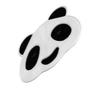 TOGEVAL Cartoon Panda Foot Scrubber Shower Mat with Soft Tpr Material for Dead Skin Removal and Non-slip Bathing Accessory for Shower Exfoliating and Massage